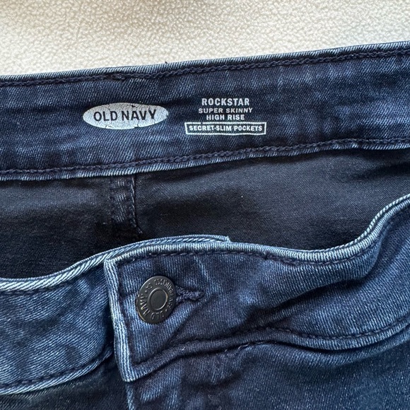 Old Navy Dark Denim Jeans sz 22 - Picture 5 of 11
